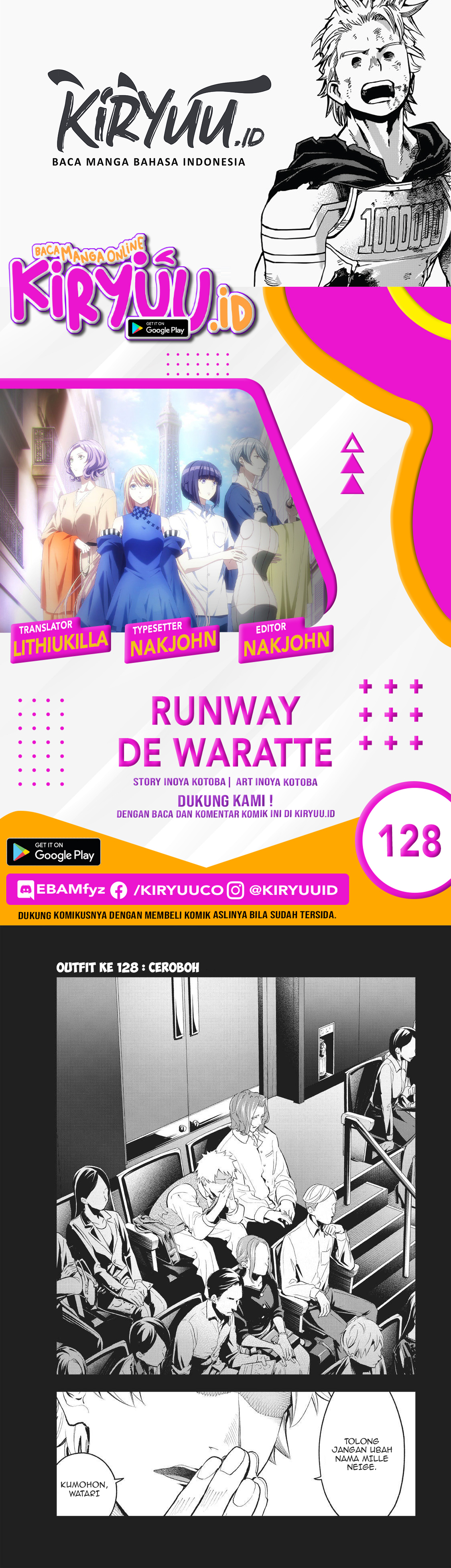 Runway de Waratte Chapter 128