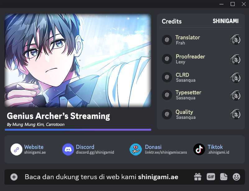 Genius Archer’s Streaming Chapter 16