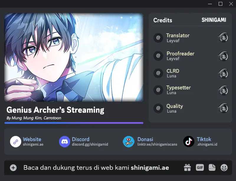 Genius Archer’s Streaming Chapter 43