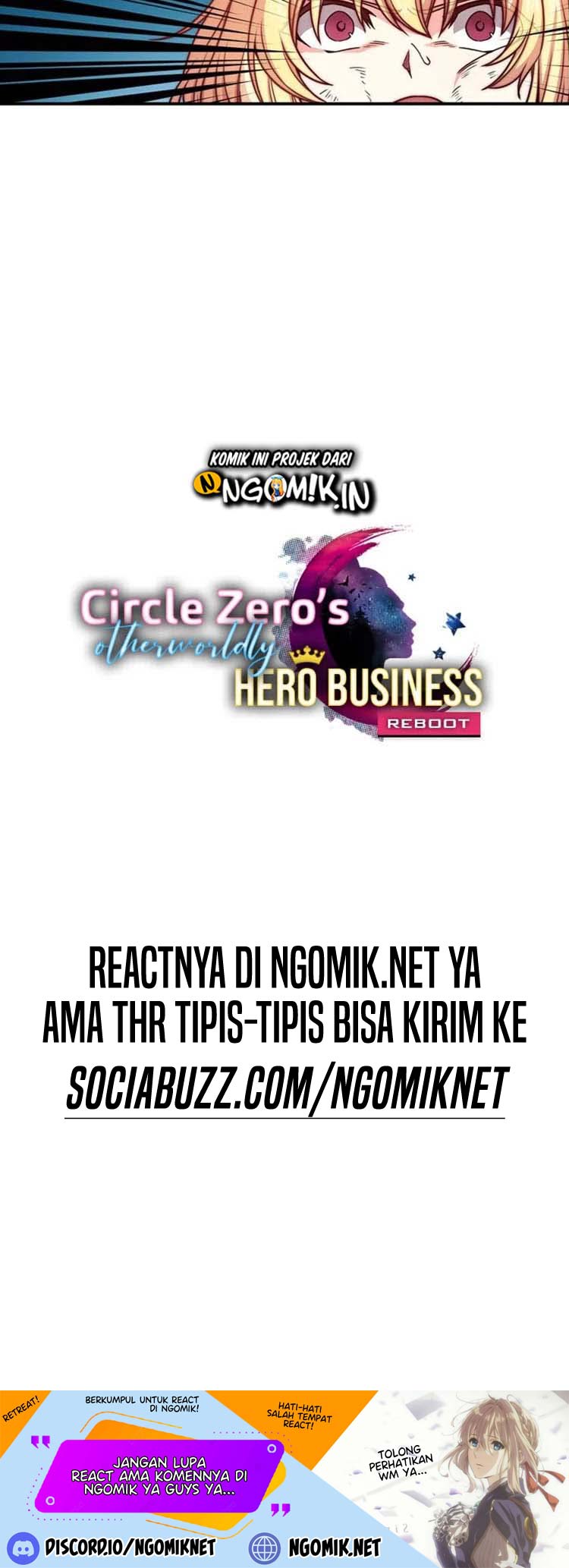 Circle Zero’s Otherworldly Hero Business: Reboot Chapter 67