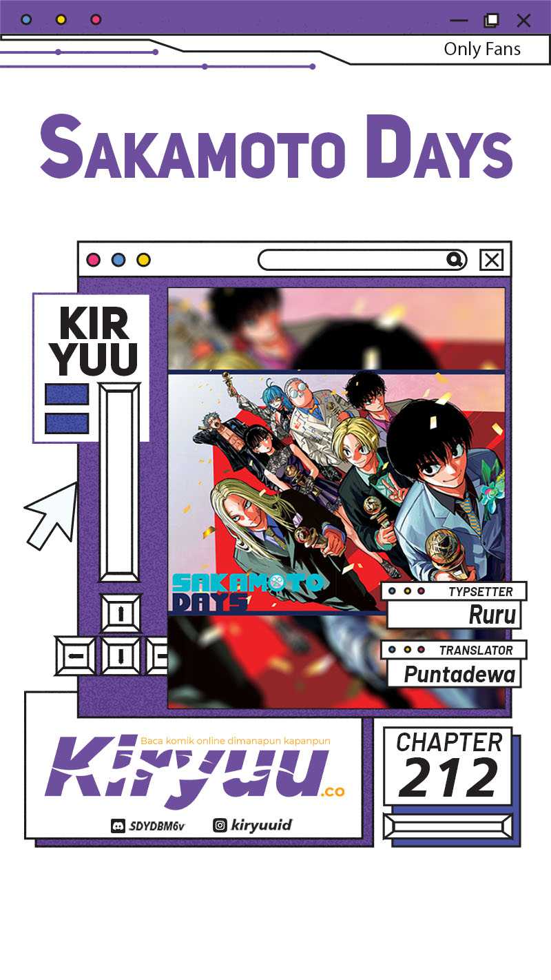 Sakamoto Days Chapter 212
