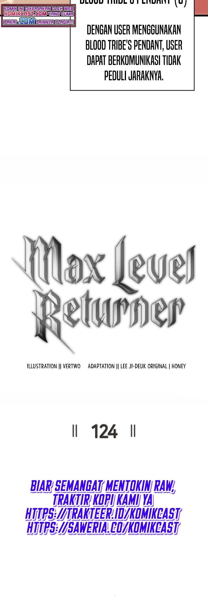 Highest Level Returnee (Max Level Returner) Chapter 124
