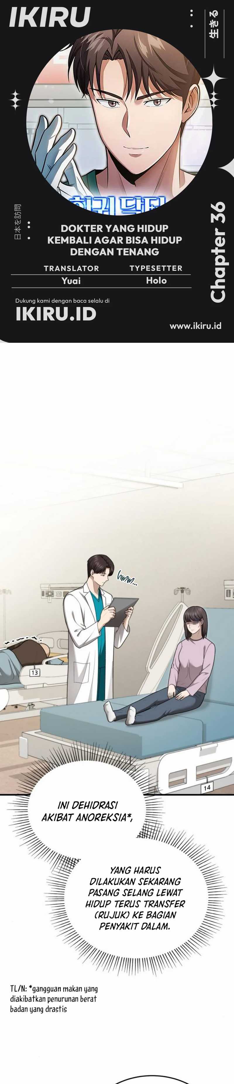The Regressed Doctor Just Wanted to Live Quietly Chapter 36