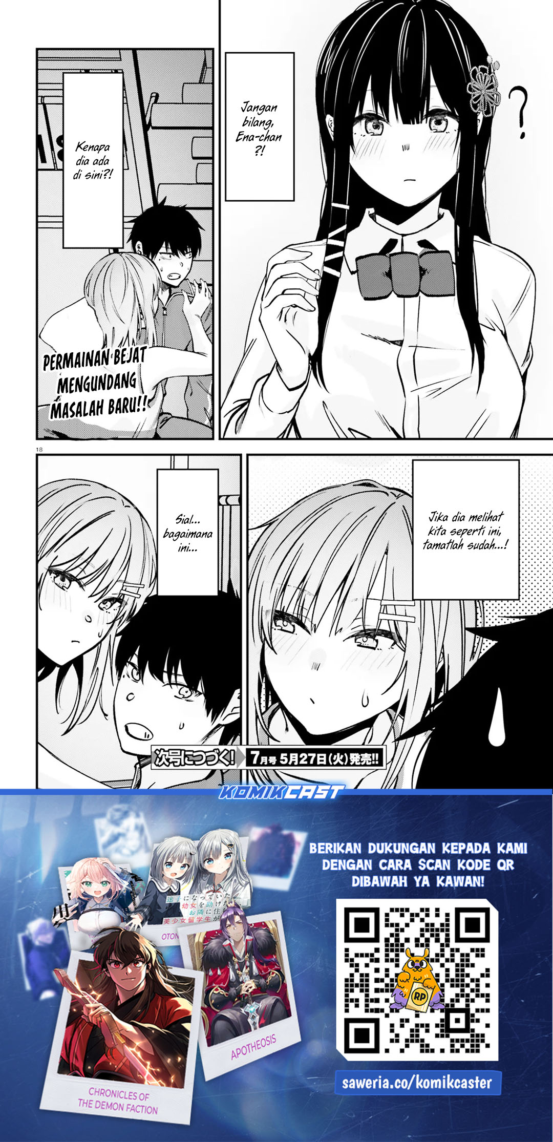 Kanojo wo Ubatta Ikemen Bishoujo ga Nazeka Ore made Nerattekuru chapter 8 halaman 19