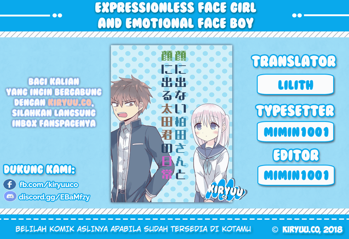 Expressionless Face Girl and Emotional Face Boy Chapter 03
