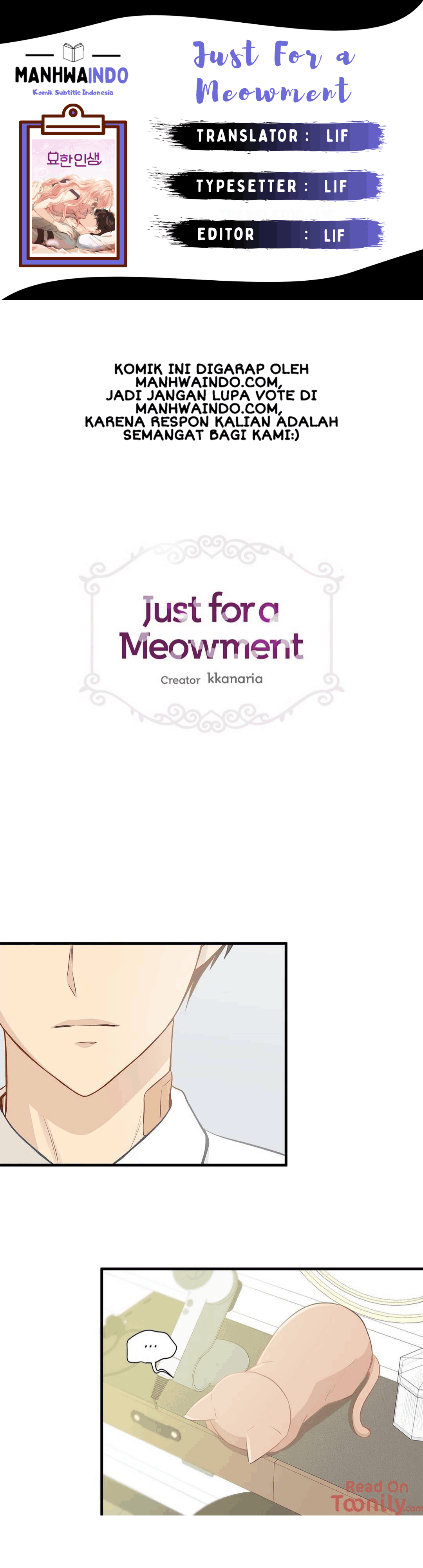 Just for a Meowment Chapter 9