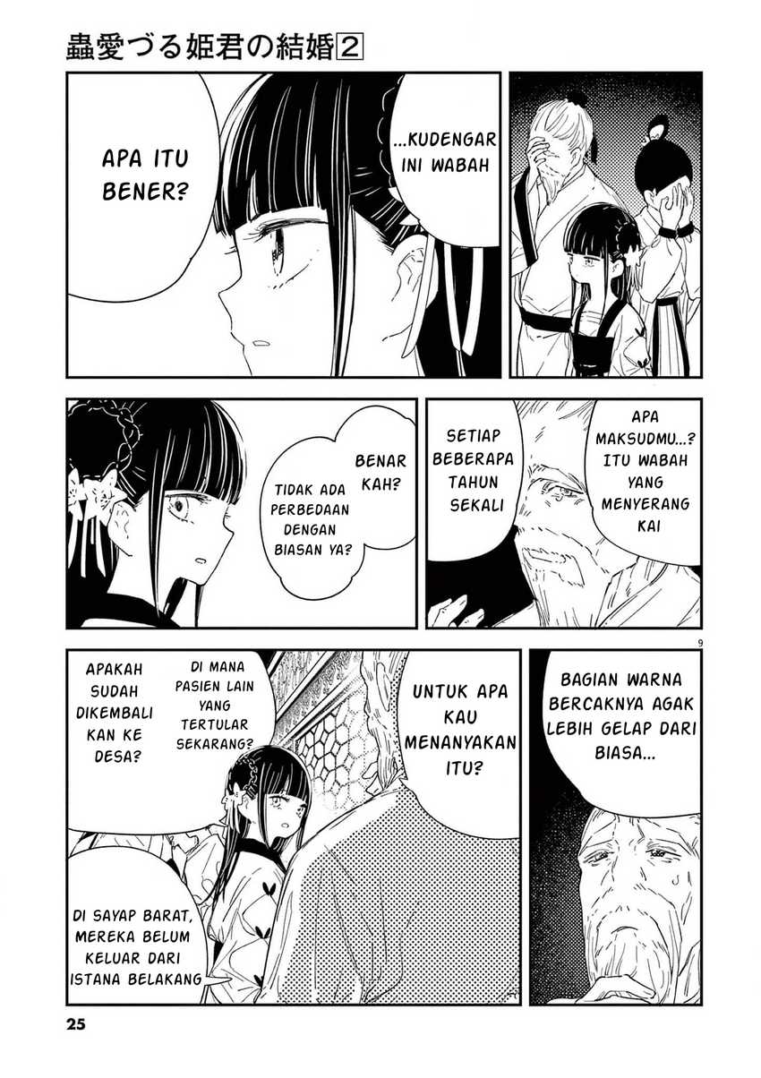 Mushi Mezuru Himegimi no Kekkon Chapter 08