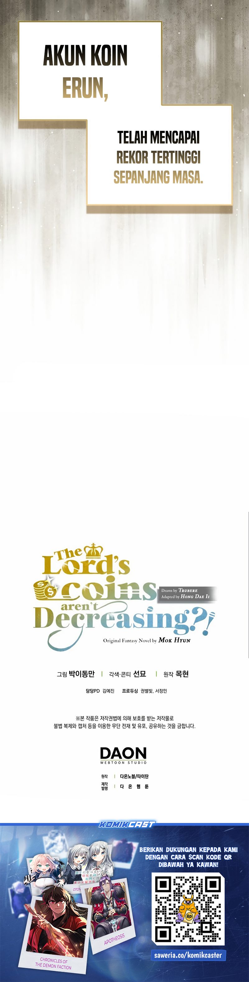 Does the Lord’s Coin Not Shrink?! Chapter 144