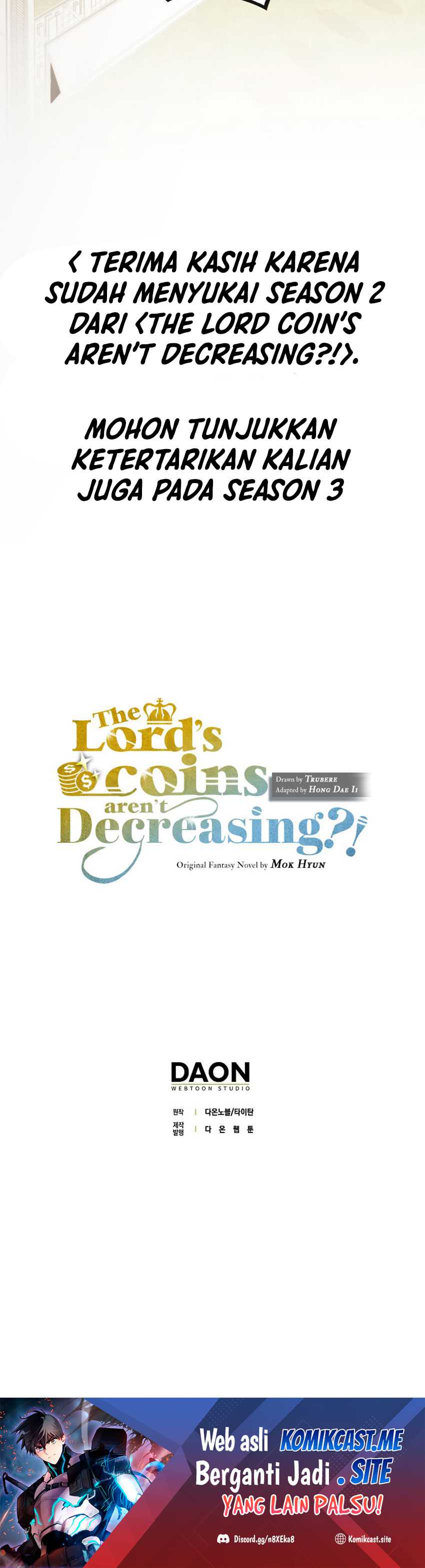 Does the Lord’s Coin Not Shrink?! Chapter 84 S2 END