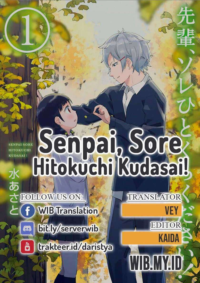 Senpai, Sore hitokuchi kudasai! Chapter 20