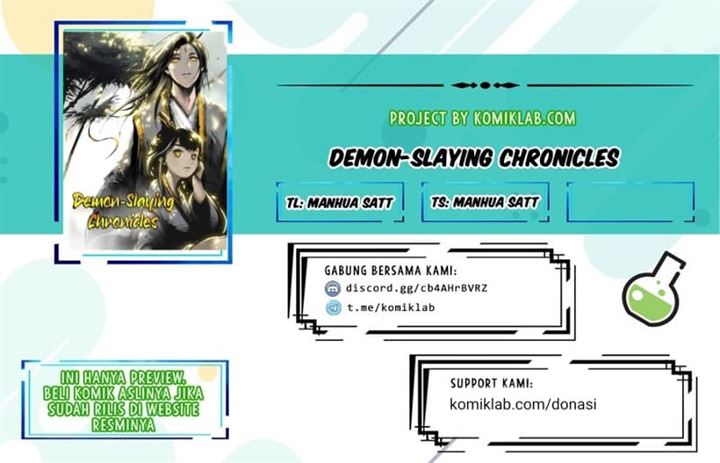 Demon-Slaying Chronicles Chapter 1