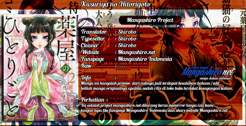 Kusuriya no Hitorigoto Chapter 24