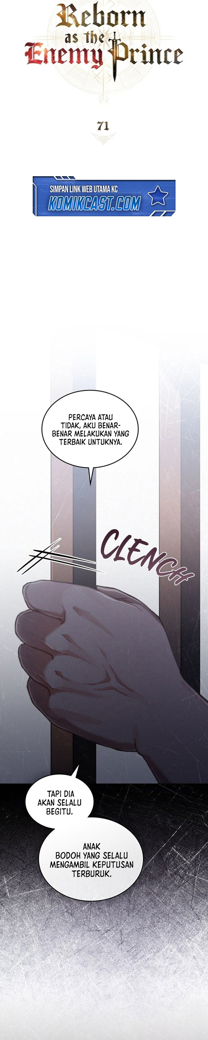 Reborn as the Enemy Prince Chapter 71