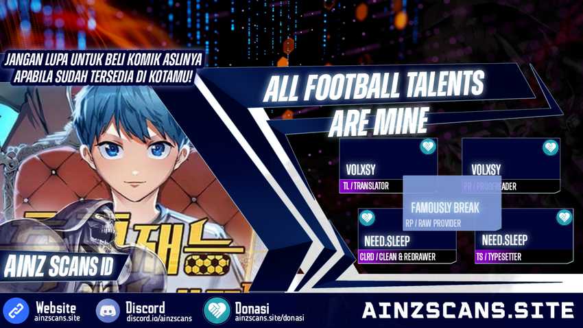 All Football Talents Are Mine Chapter 01