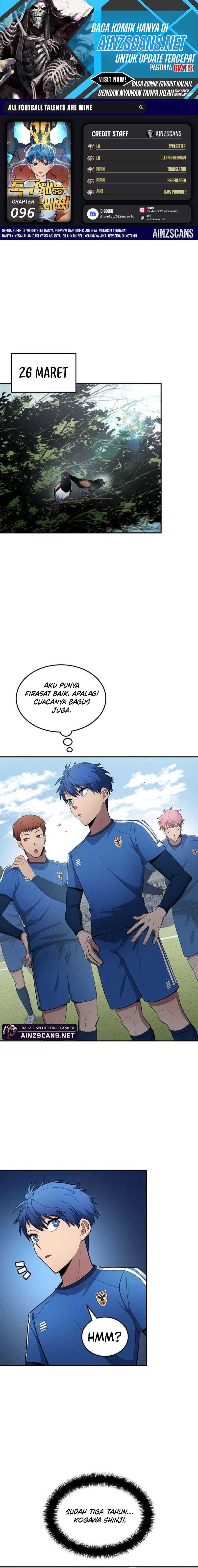All Football Talents Are Mine Chapter 96