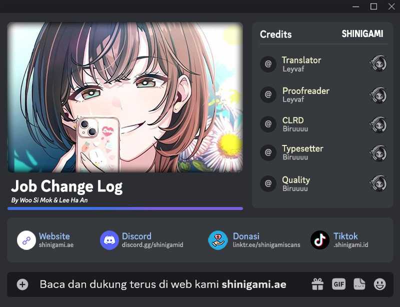 Job Change Log Chapter 09