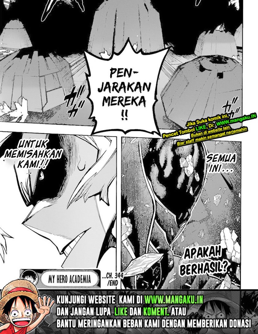 Boku no Hero Academia Chapter 344