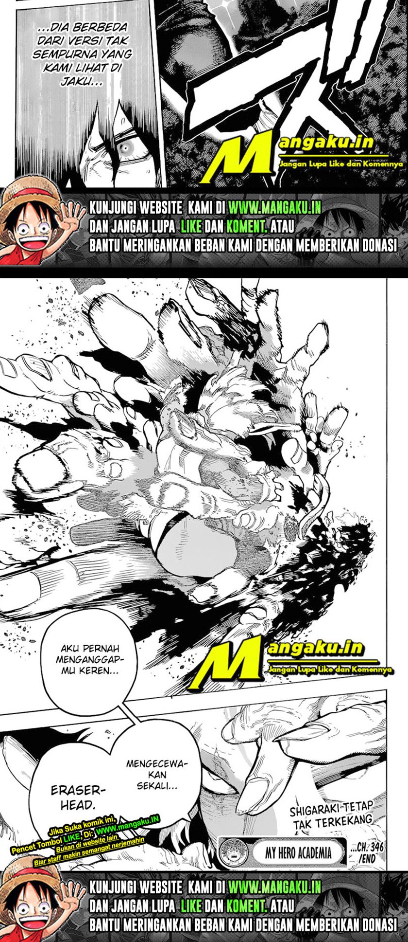 Boku no Hero Academia Chapter 346