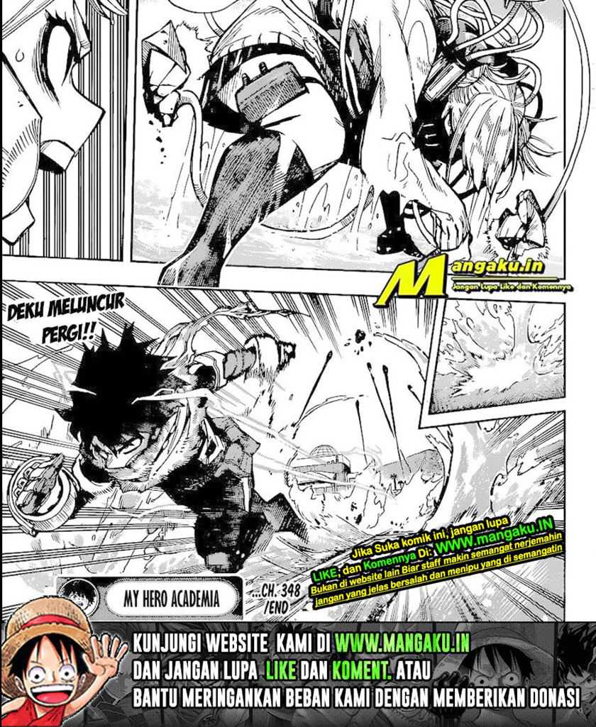 Boku no Hero Academia Chapter 348