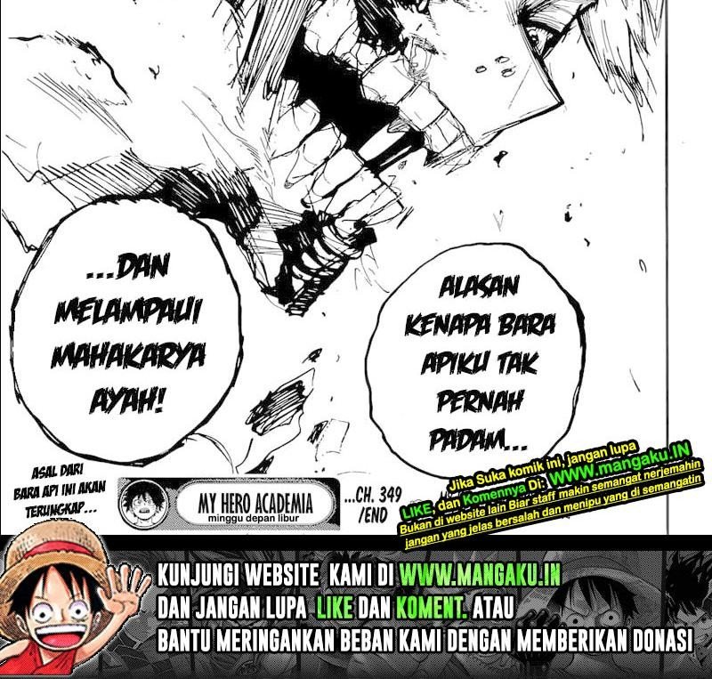 Boku no Hero Academia Chapter 349