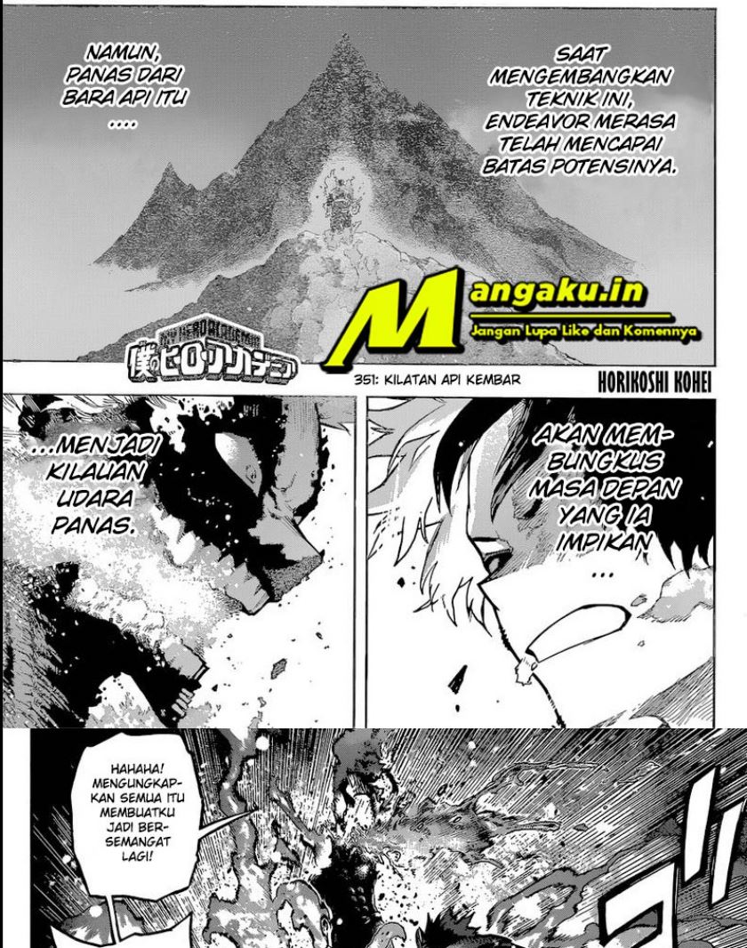 Boku no Hero Academia Chapter 351