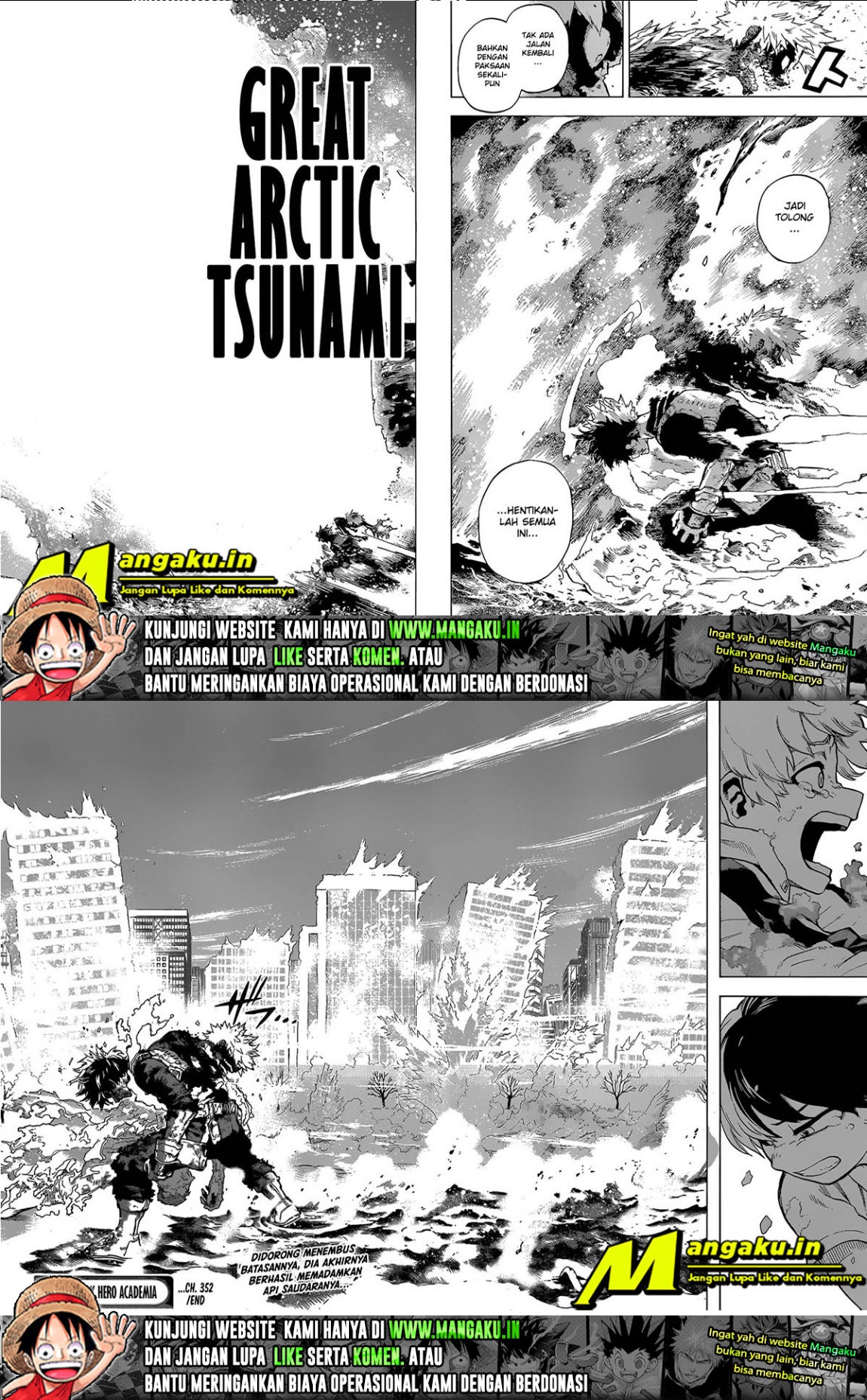 Boku no Hero Academia Chapter 352