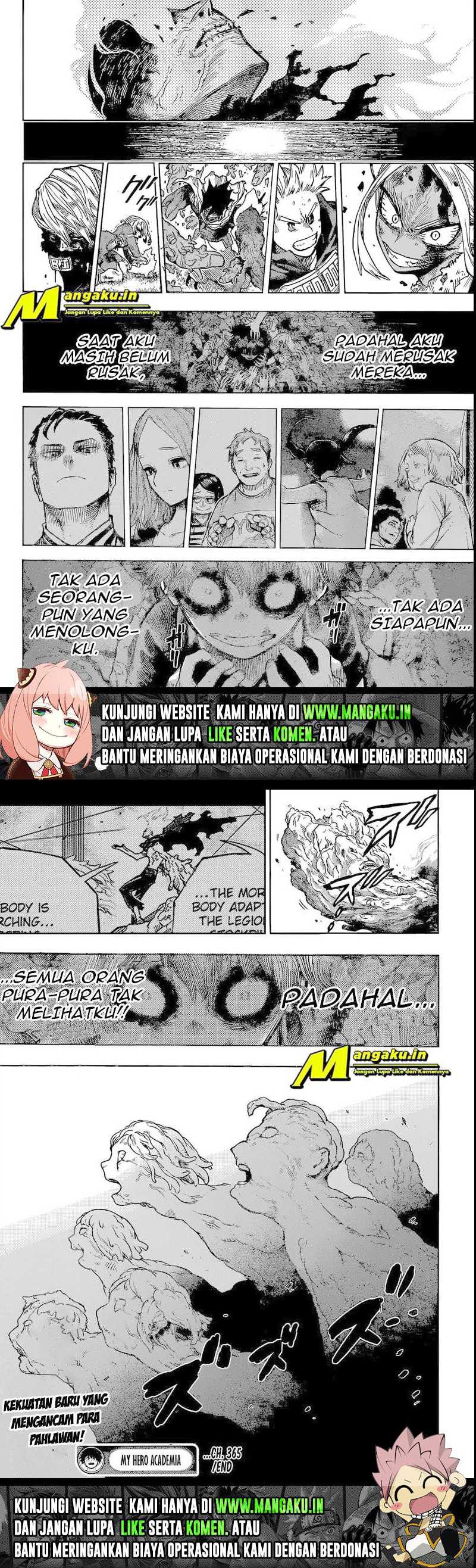 Boku no Hero Academia Chapter 365