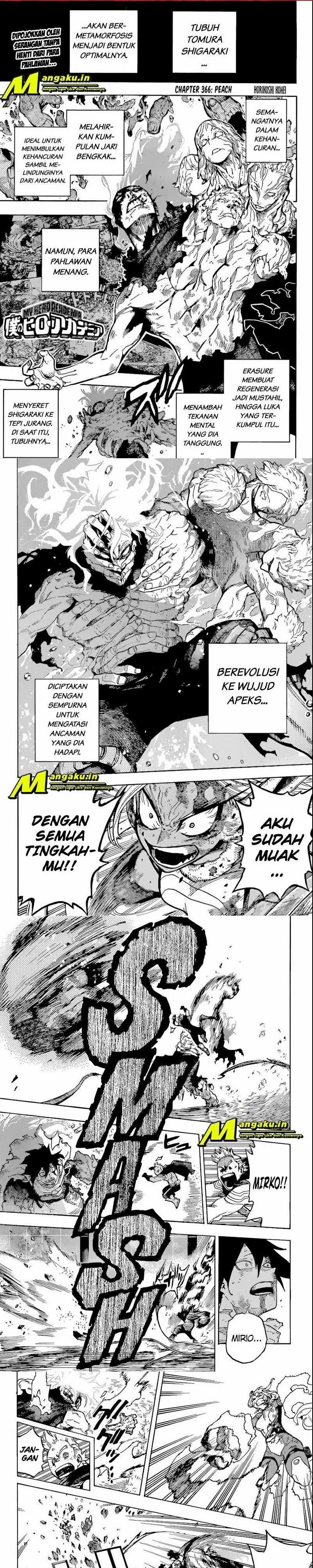 Boku no Hero Academia Chapter 366