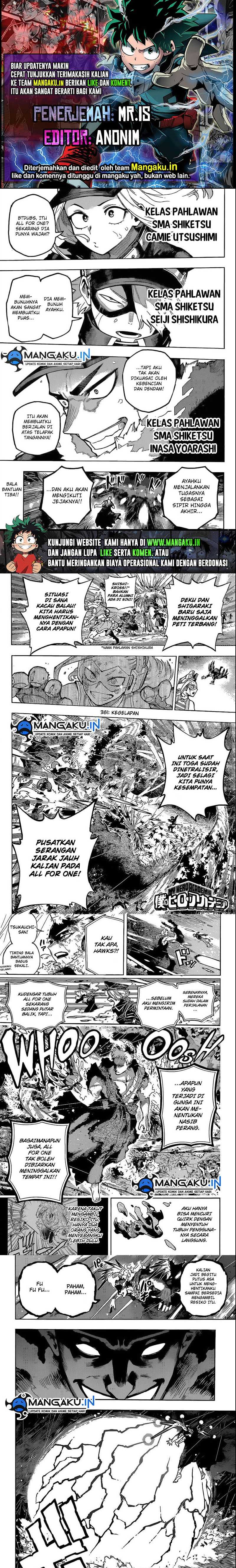 Boku no Hero Academia Chapter 381