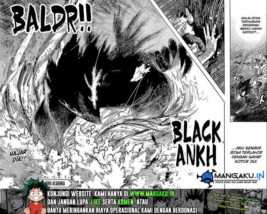 Boku no Hero Academia Chapter 381