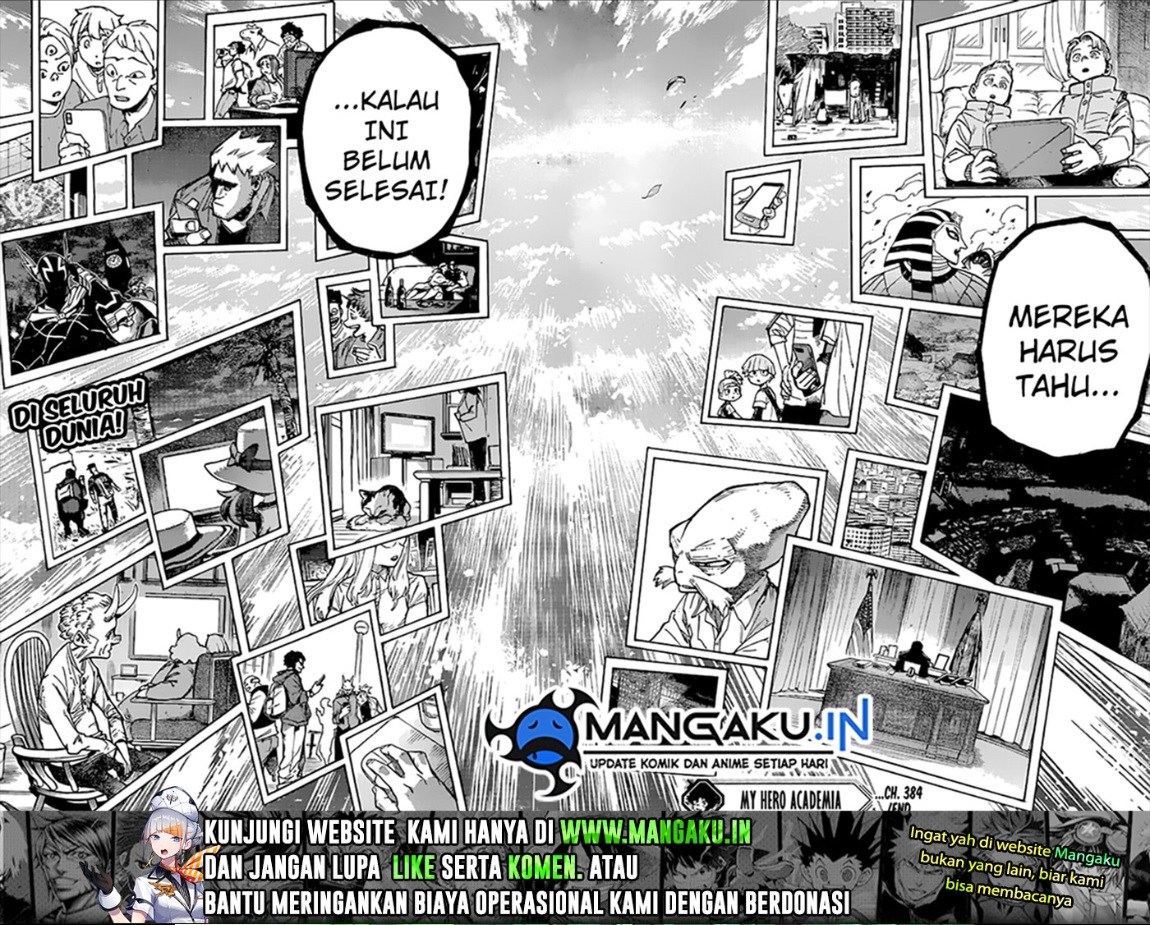 Boku no Hero Academia Chapter 384