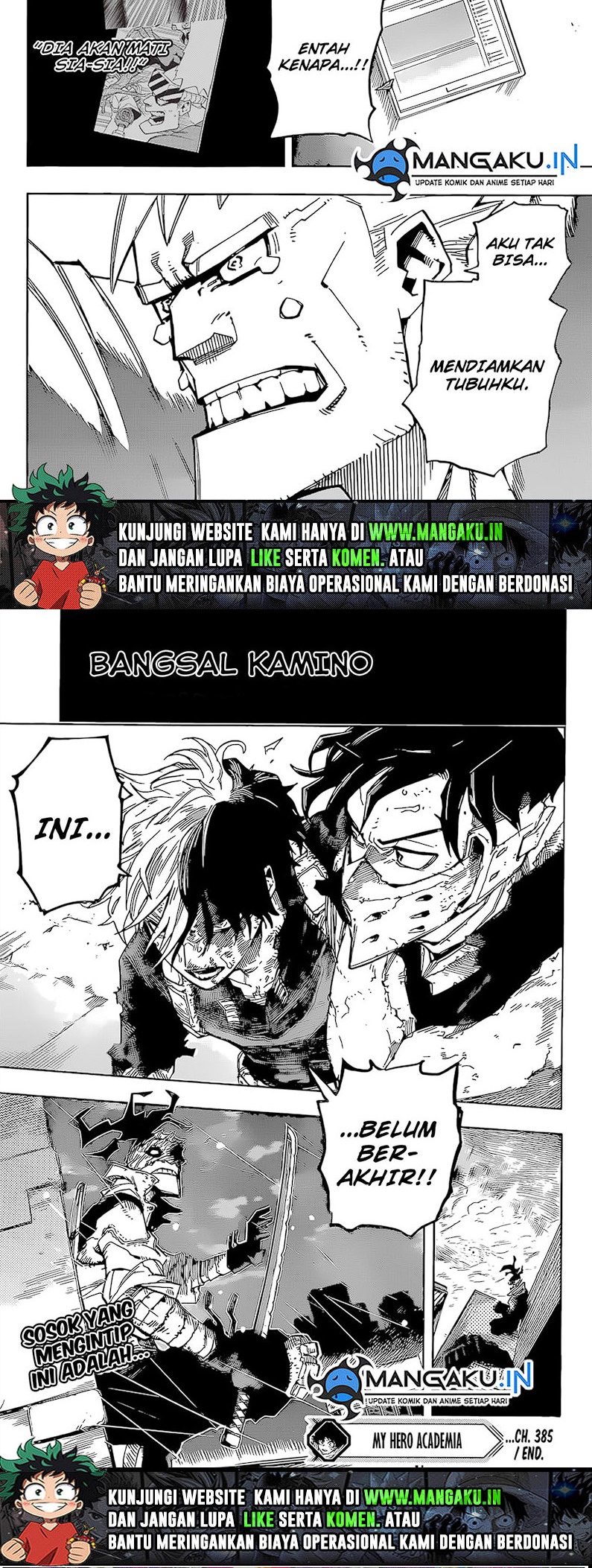 Boku no Hero Academia Chapter 385