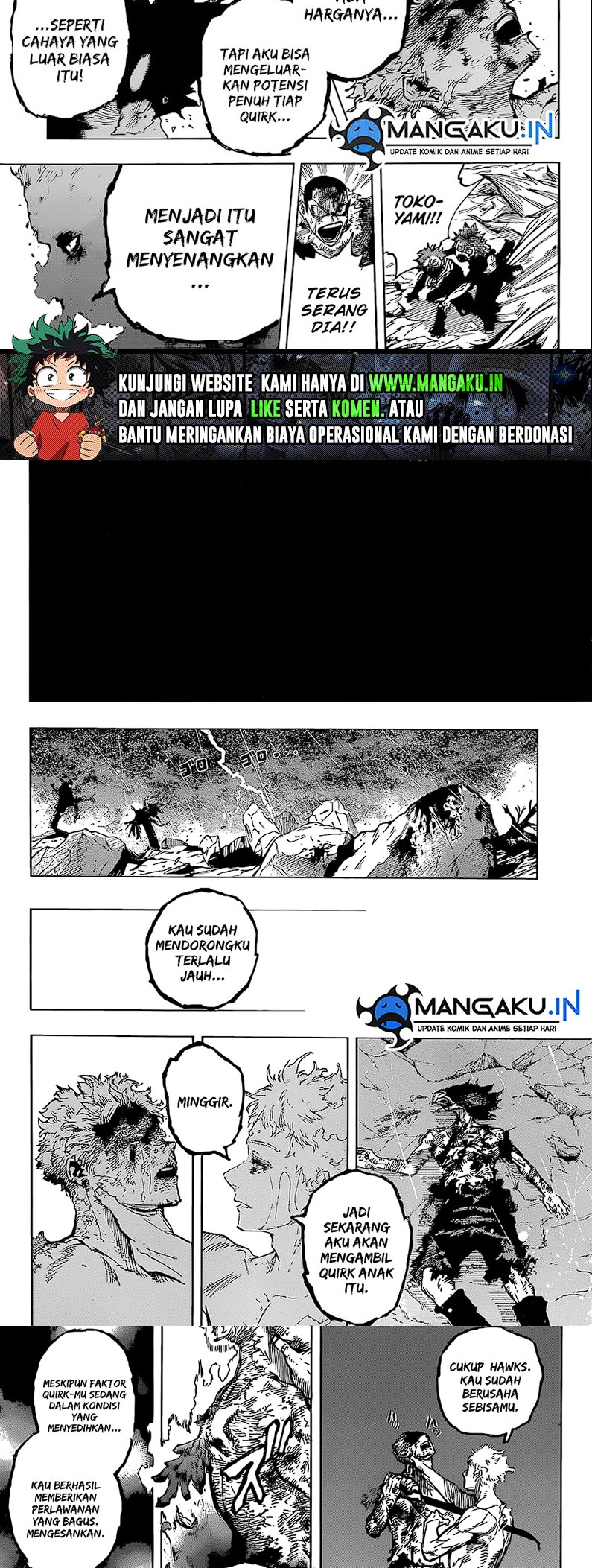 Boku no Hero Academia Chapter 385