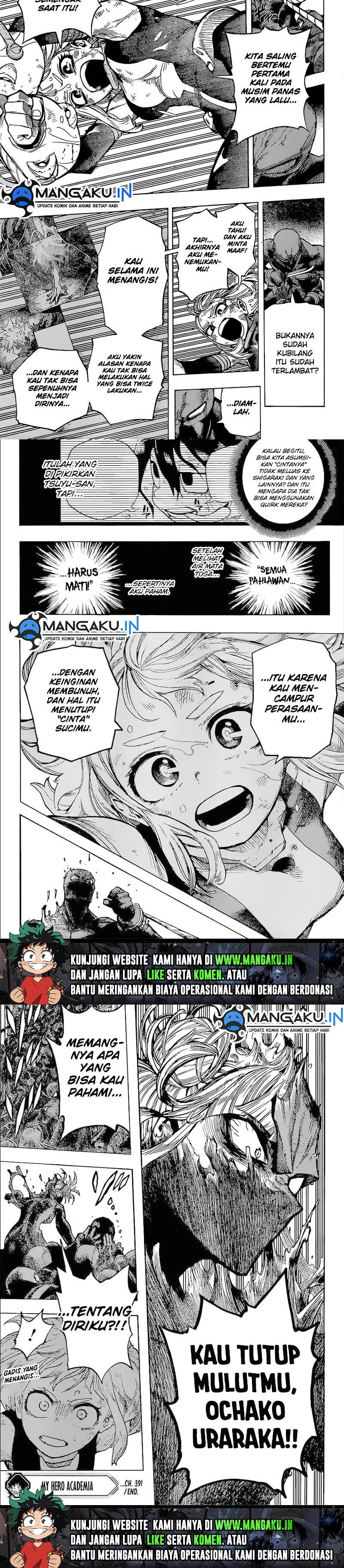 Boku no Hero Academia Chapter 391