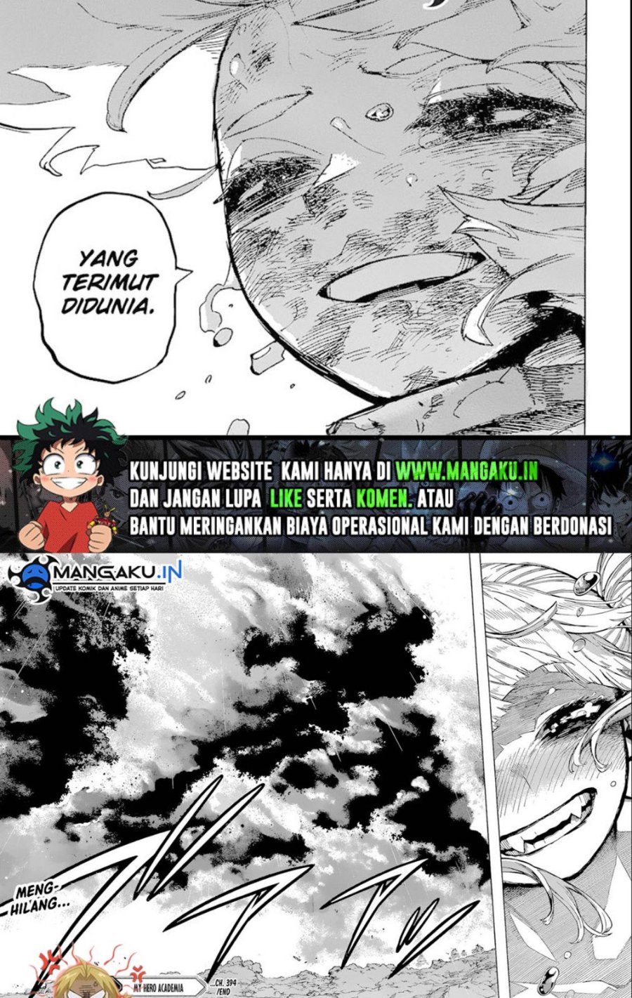 Boku no Hero Academia Chapter 394