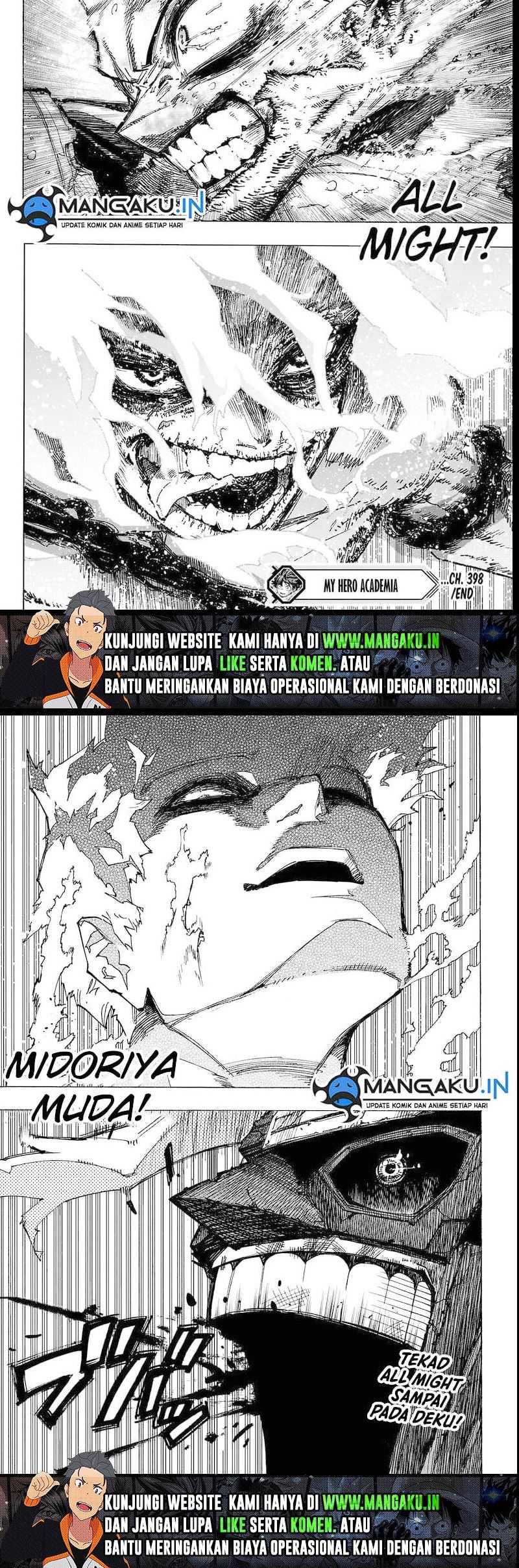 Boku no Hero Academia Chapter 398