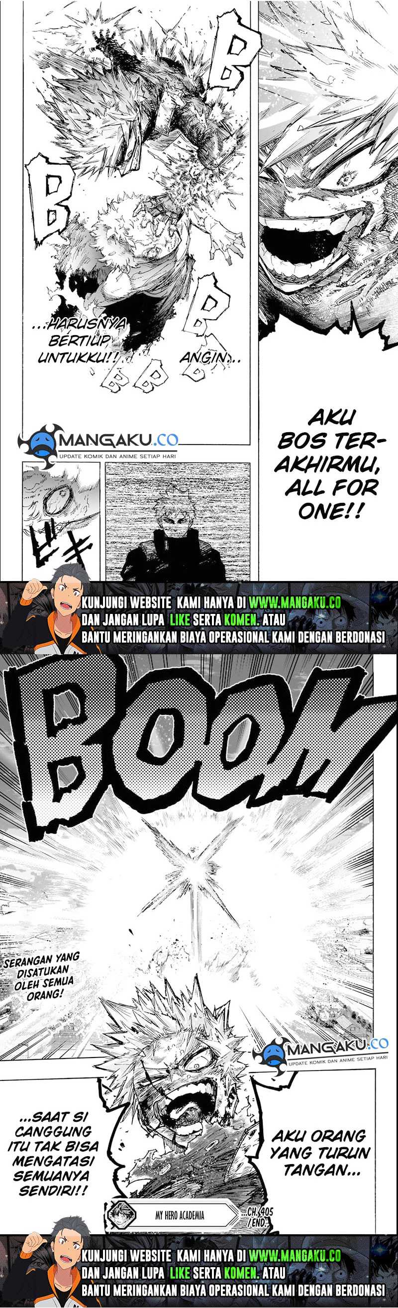 Boku no Hero Academia Chapter 405