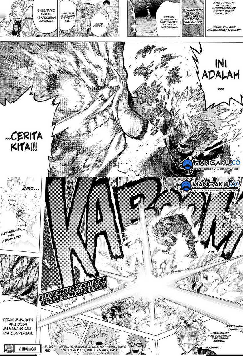 Boku no Hero Academia Chapter 409