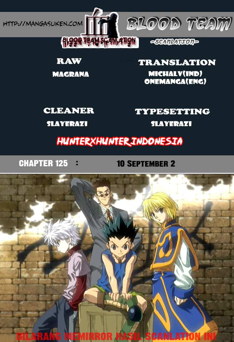 Hunter x Hunter Chapter 125