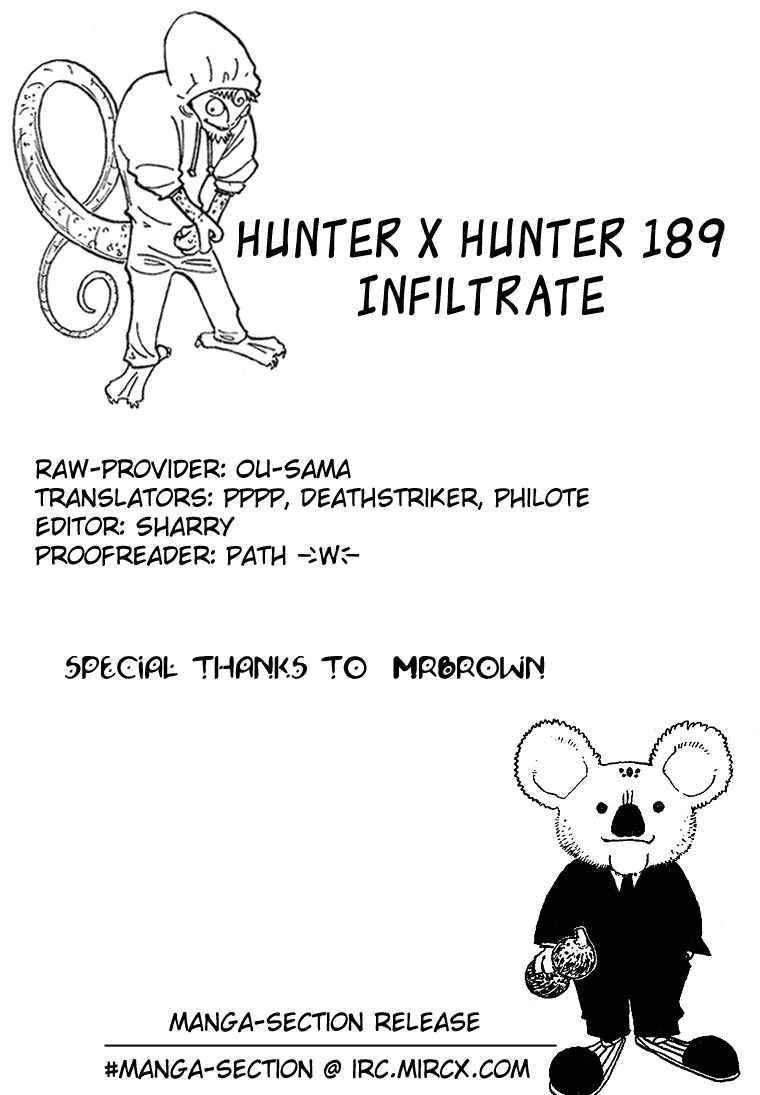 Hunter x Hunter Chapter 189