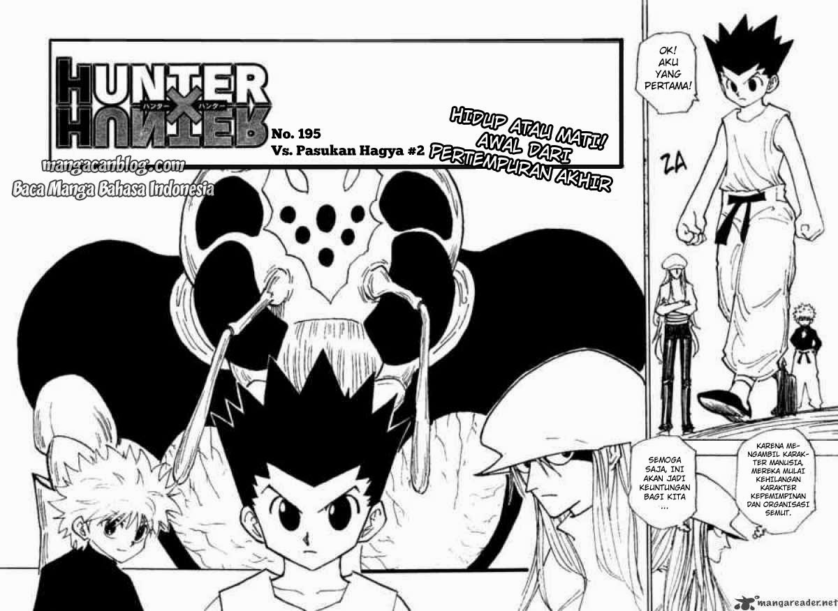 Hunter x Hunter Chapter 195