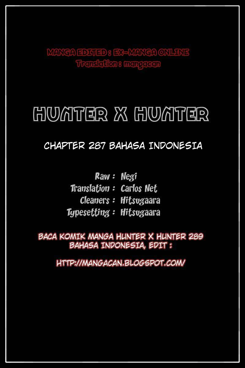 Hunter x Hunter Chapter 287