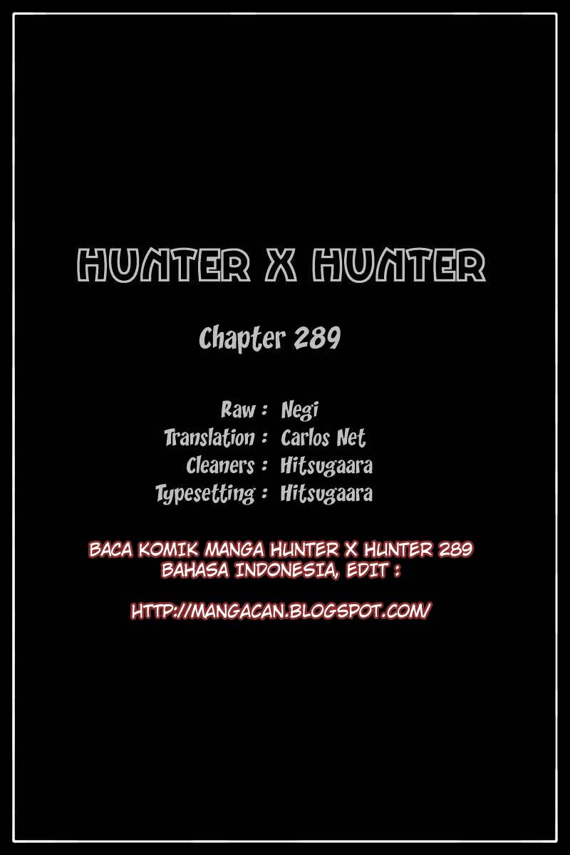 Hunter x Hunter Chapter 289