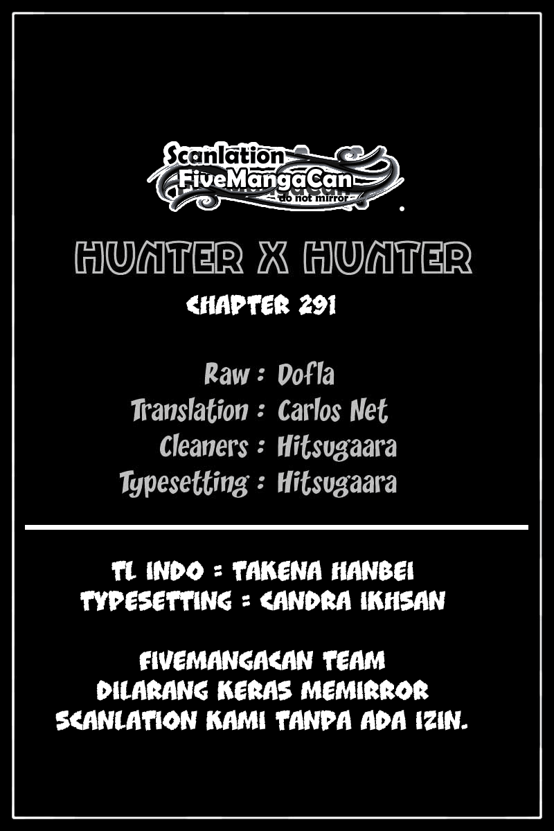 Hunter x Hunter Chapter 291