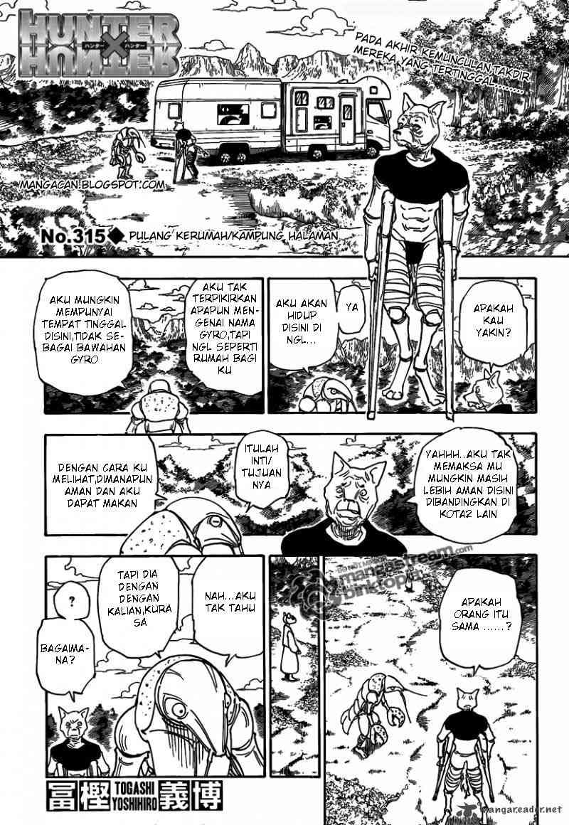 Hunter x Hunter Chapter 315