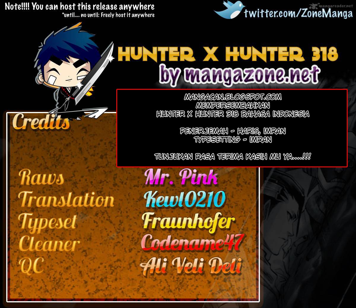 Hunter x Hunter Chapter 318