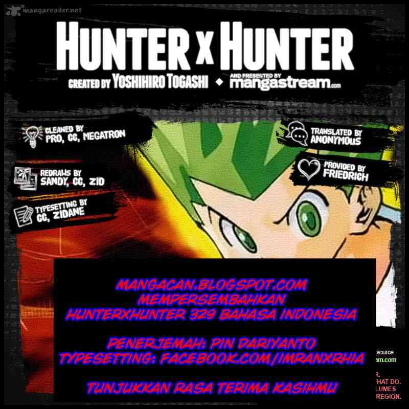 Hunter x Hunter Chapter 329