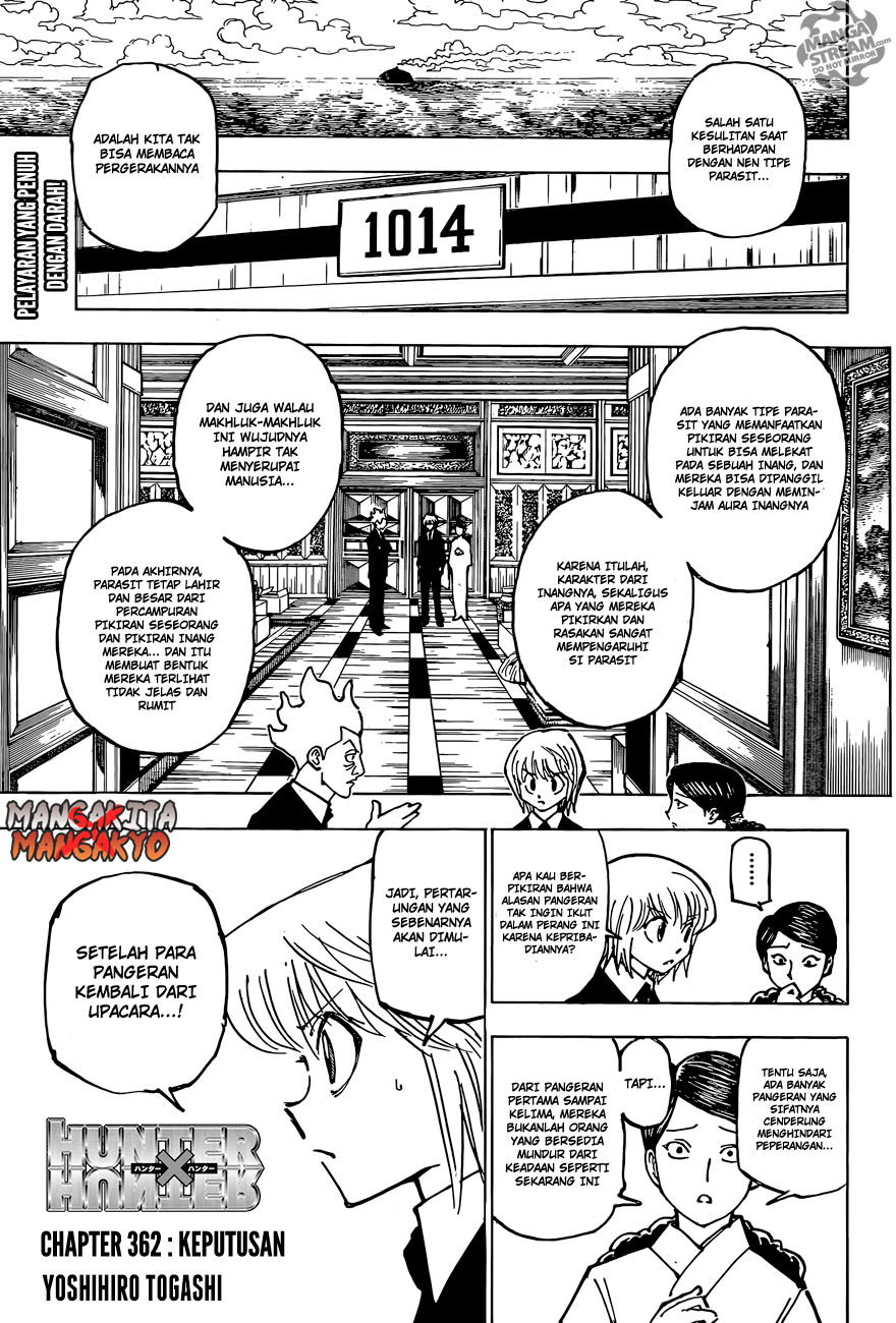 Hunter x Hunter Chapter 362