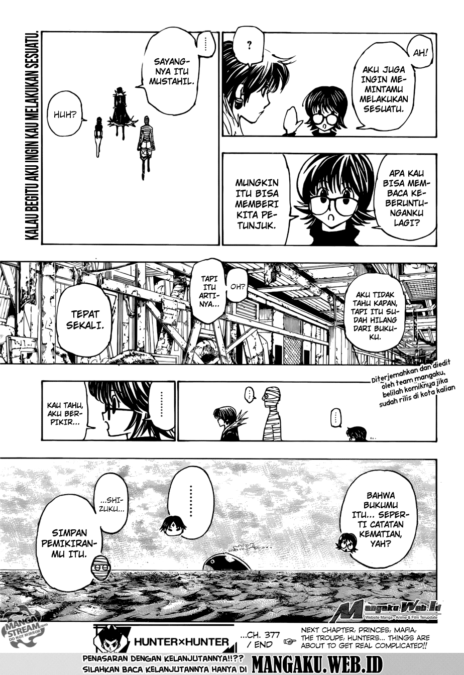 Hunter x Hunter Chapter 377