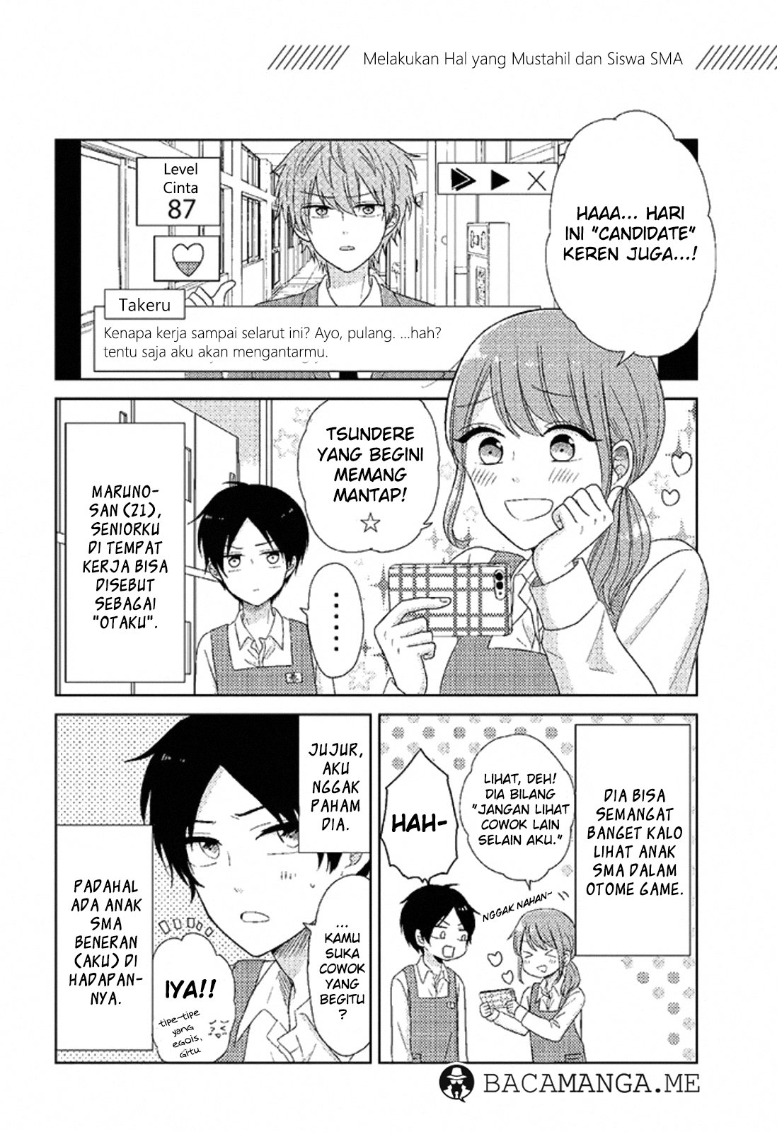 Wotaku Girl and High School Boy Chapter 01